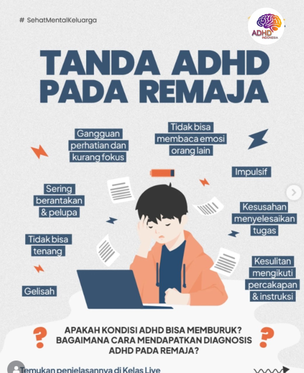Screening ADHD Non-Diagnostik: Edukasi Awal bagi Orang Tua di Kabupaten Boalemo